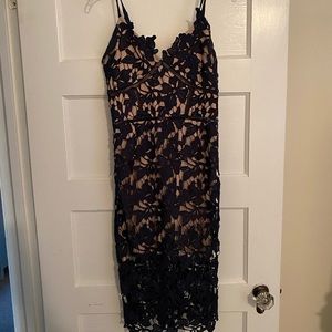 Navy Lace Dress